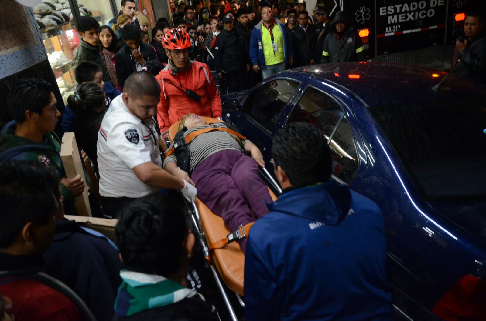 Ebria conductora arrolló a tres mujeres en pleno centro de Toluca