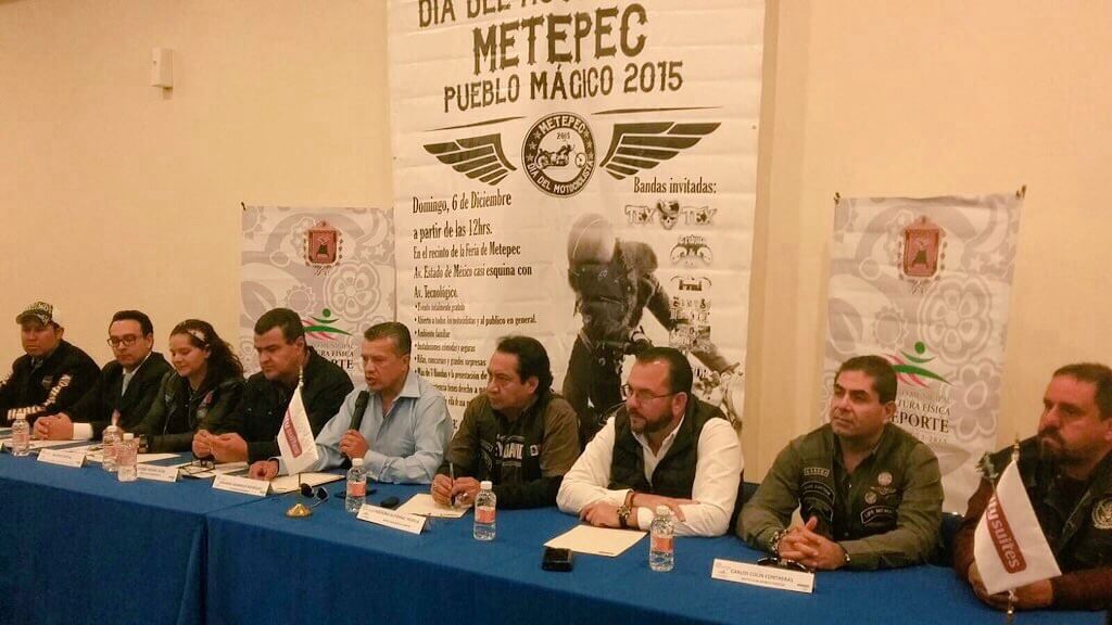 Celebrarán Día del Motociclista en Metepec