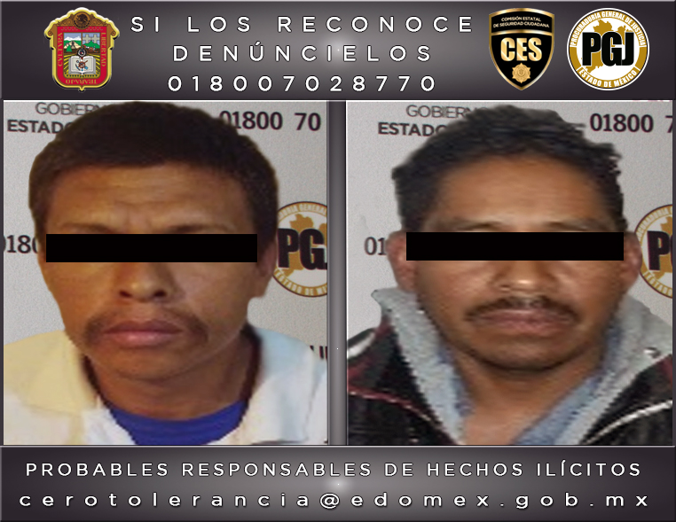 Atrapan a dos por homicidio y robo con violencia