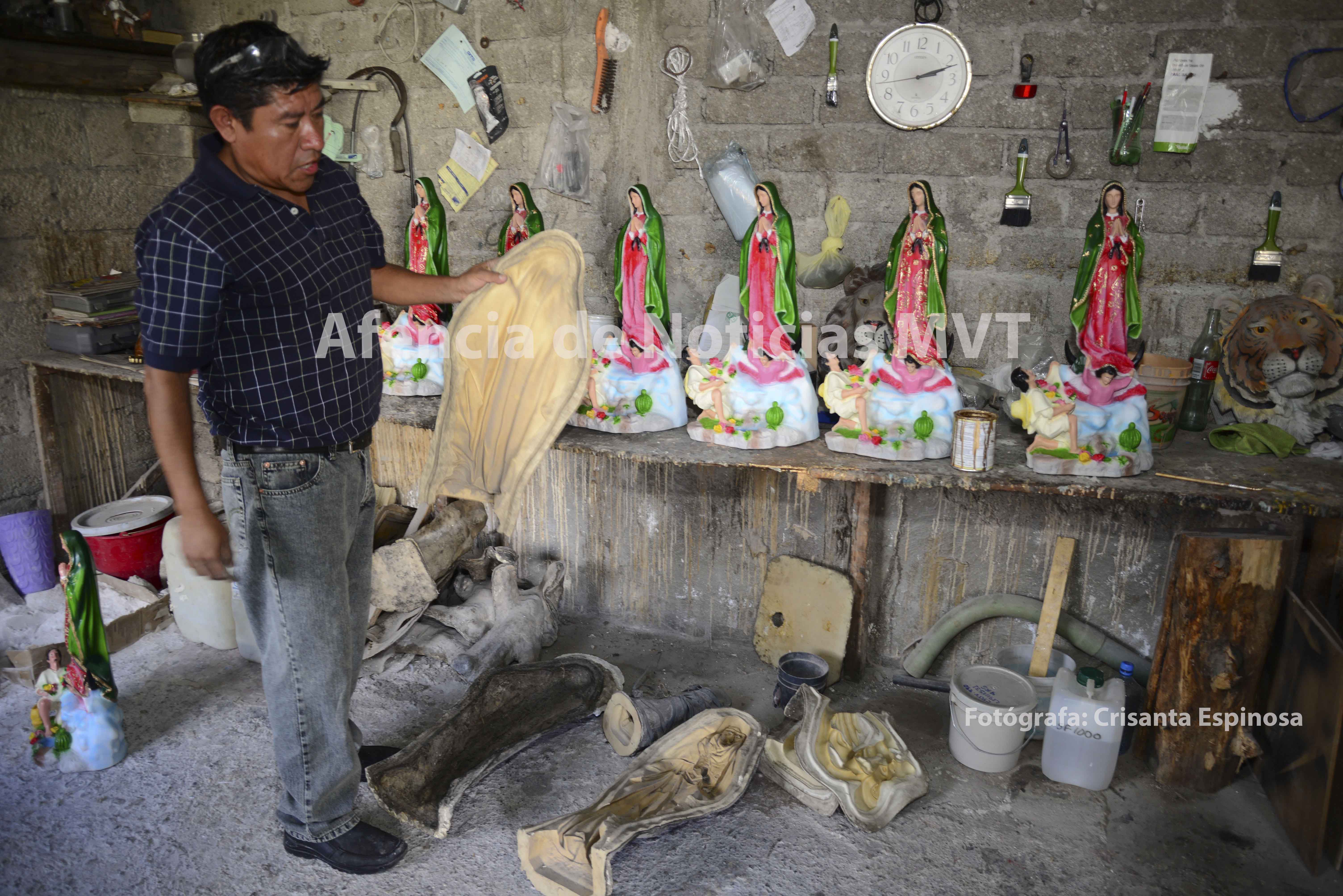Invaden el mercado local Vírgenes de Guadalupe chinas