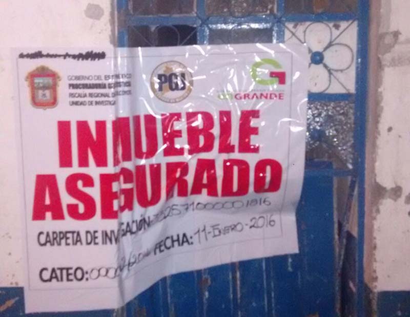 Localizan drogas en inmueble y capturan a uno