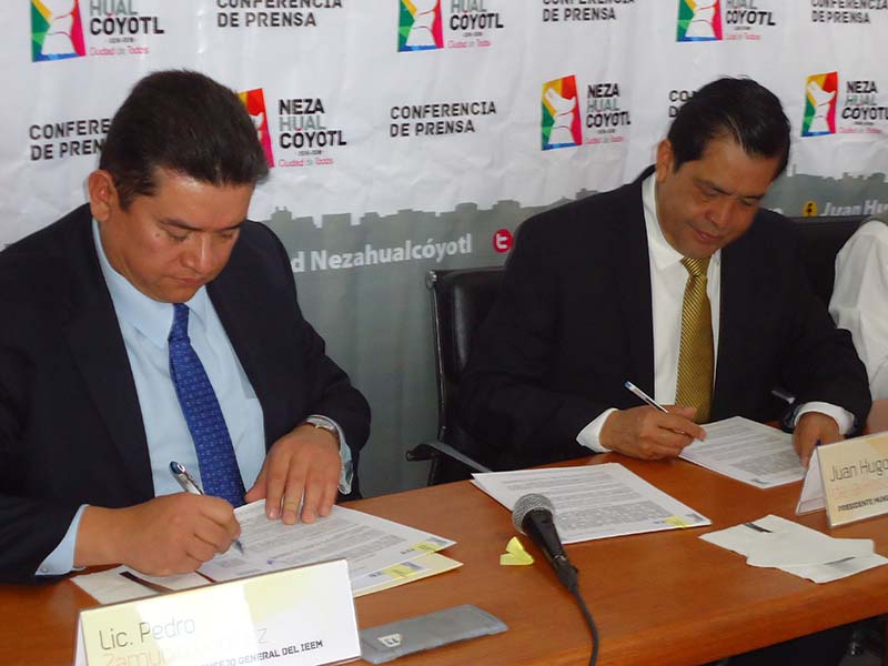 Apoya IEEM elección de autoridades auxiliares en Nezahualcóyotl