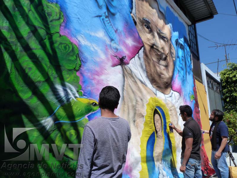 Grafiteros darán bienvenida al Papa Francisco