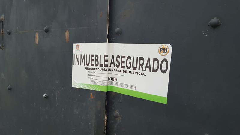 Localiza PGJEM partes robadas en cateo a inmueble