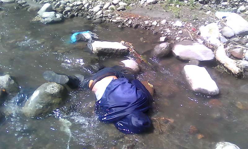 Localizan desaparecido ahogado en río de Zinacantepec