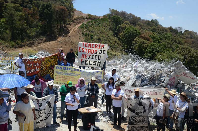 Logran habitantes de Xochicuautla frenar construcción de autopista