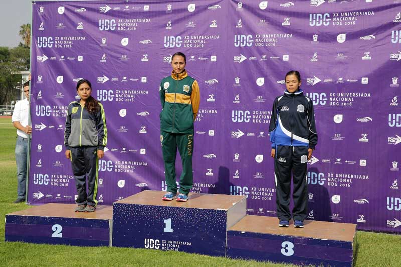 Oro para la UAEM en 10,000 y 1,500 metros de la Universiada Nacional