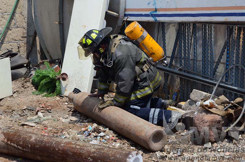 Afecta a cinco personas fuga de gas propileno en Toluca