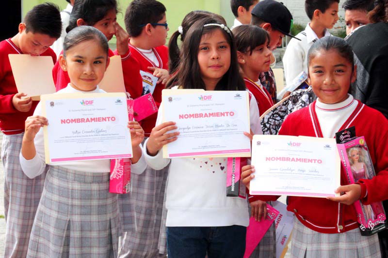 Niños de Metepec se erigen como difusores de los Derechos Humanos