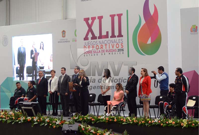 Inauguran en Toluca los XLII Juegos Nacionales Deportivos sobre Silla de Ruedas