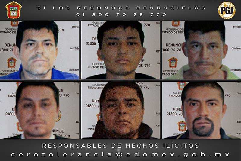 Sentencian a 30 años de cárcel a seis que secuestraron personas en Amatepec
