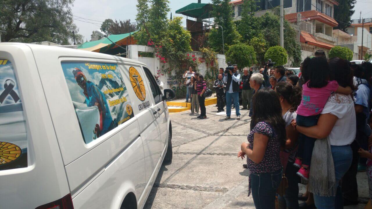 Llegó a Ecatepec el cuerpo del alpinista fallecido en Los Andes