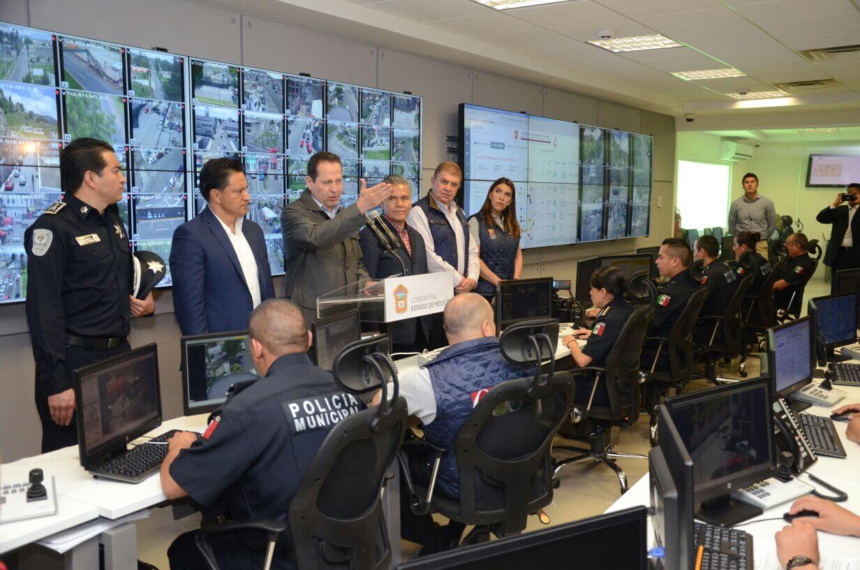 Inauguran Centro de Mando y video vigilancia de Toluca