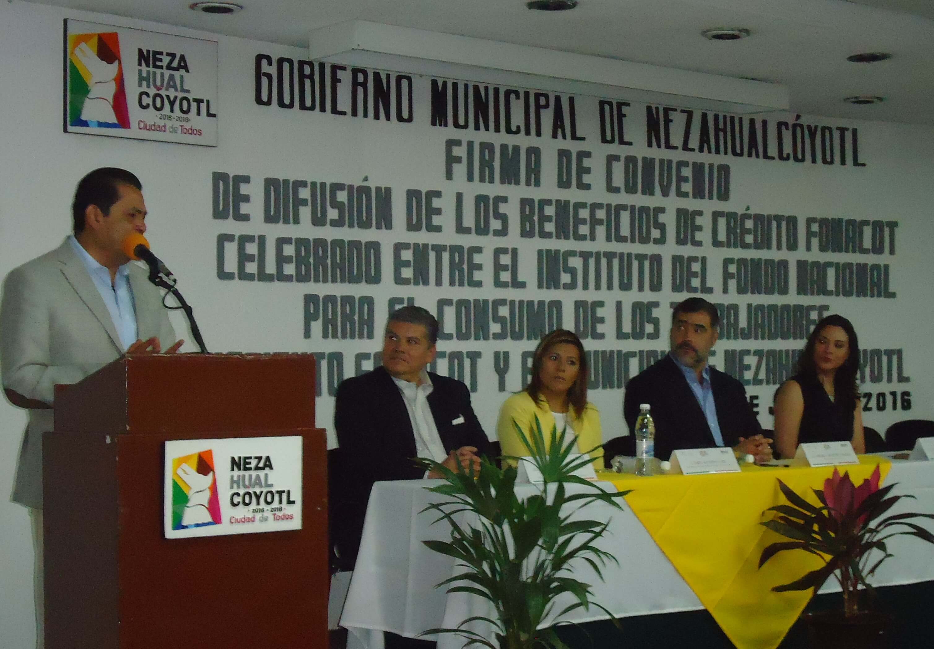 Apoyará Fonacot a empleados municipales de Nezahualcóyotl