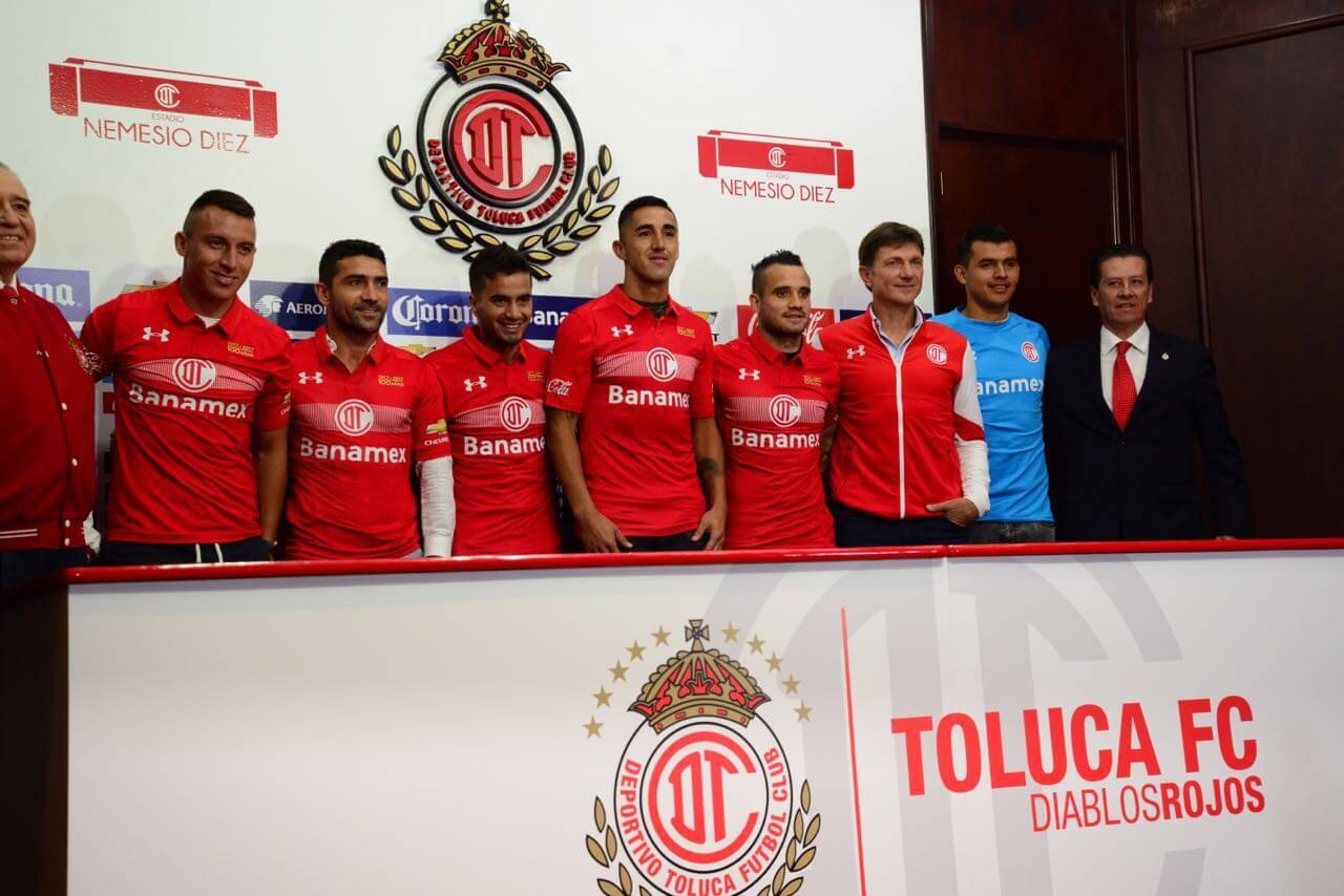Toluca presentó refuerzos para Apertura 2016