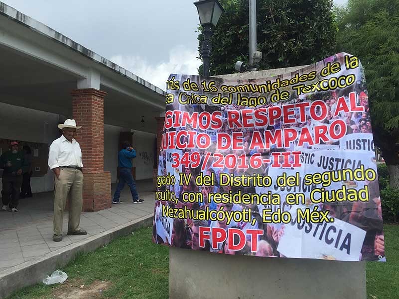 Se suman estudiantes y profesores en Defensa de la Tierra de Texcoco