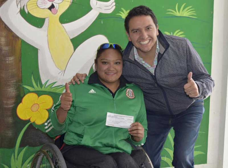 Atleta paralímpica va mentalizada a Río con el “sí se puede México”