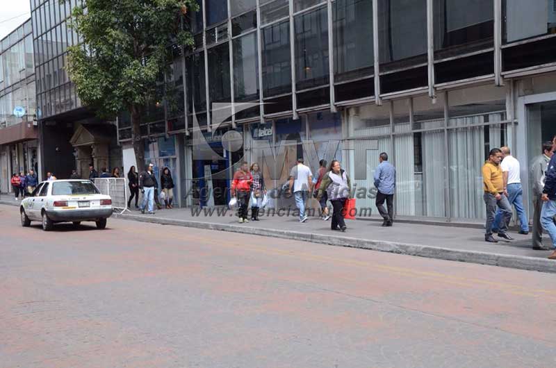 Limpias las calles de Toluca de vendedores ambulantes