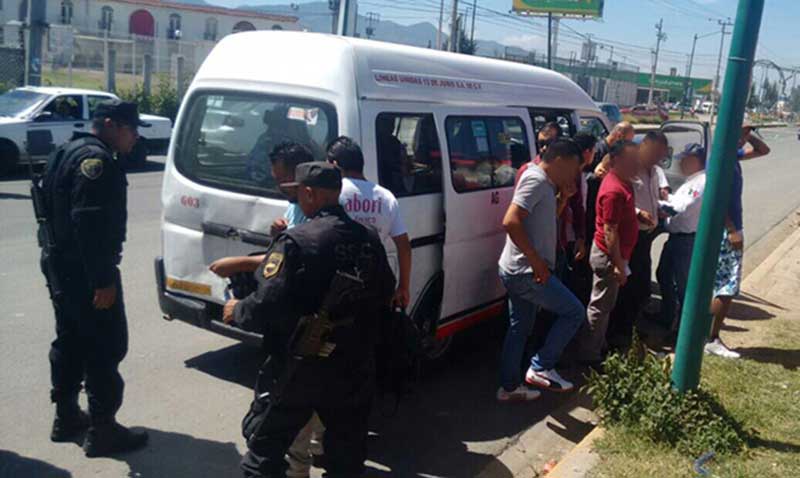 Suman 25 detenidos en los ocho municipios más violentos del Edomex