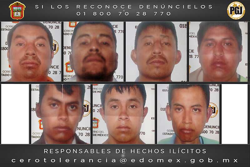 Sentencian a 40 años de cárcel a siete secuestradores de Zumpahuacán