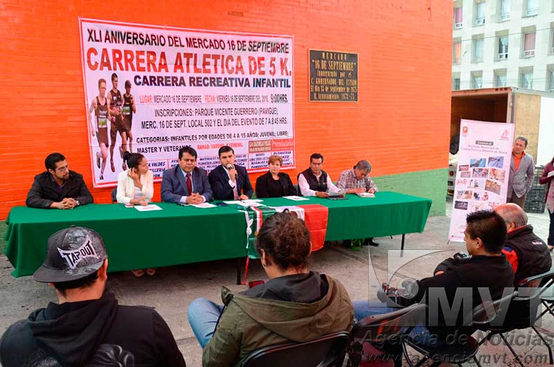 Festejarán con carrera atlética el aniversario del Mercado 16 de Septiembre