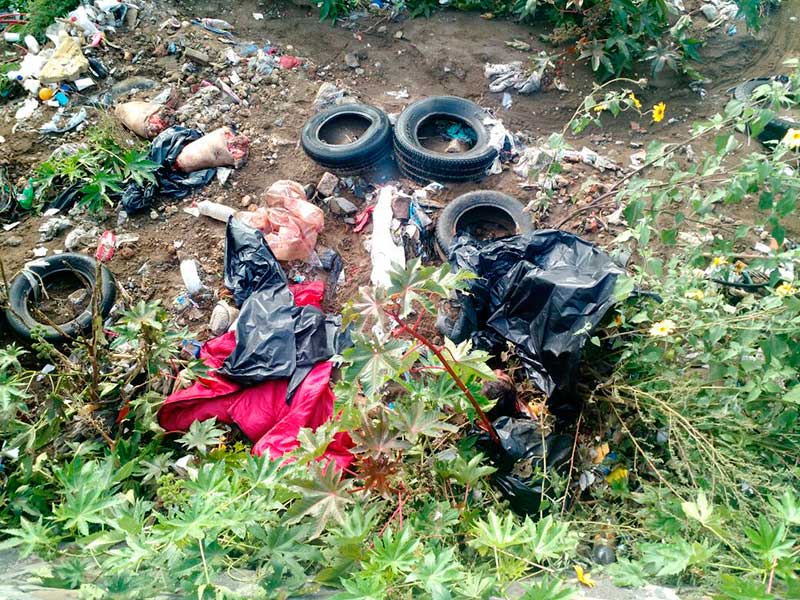 Localizan restos humanos en basurero clandestino de La Paz
