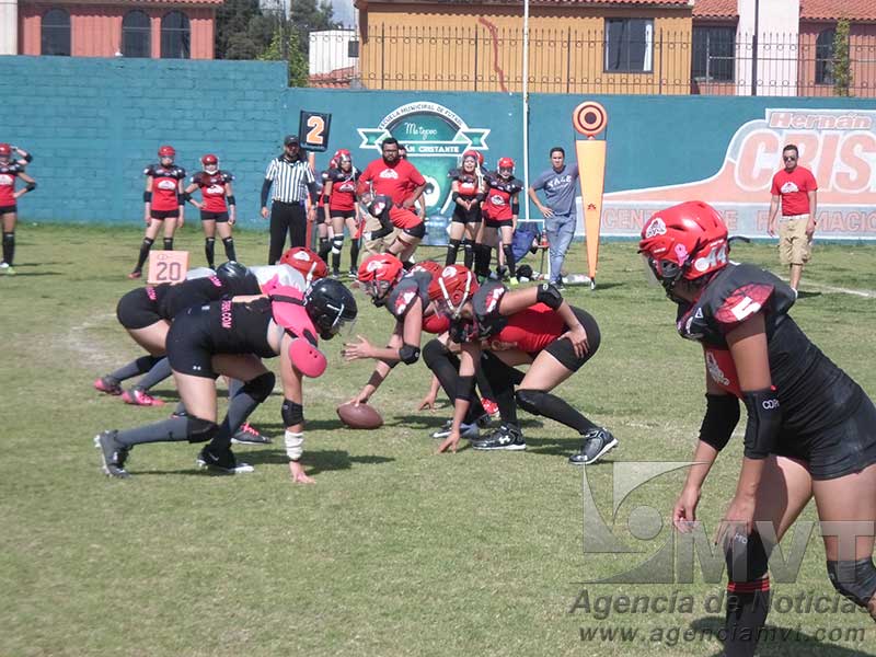 Vence Red Devils 28-20 a Lion Blitz en futbol americano en bikini