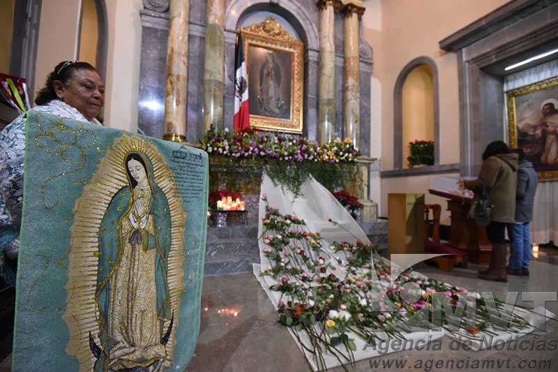 Celebran con devoción en Toluca a la Virgen de Guadalupe