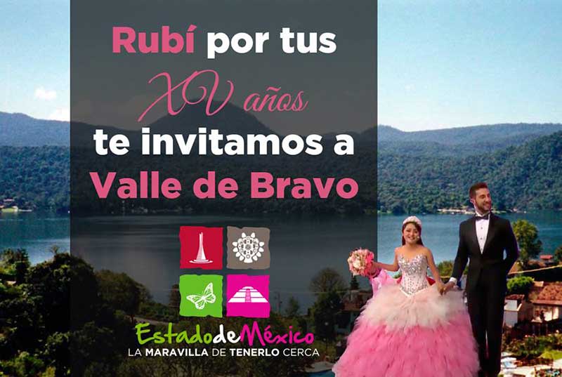 Ahora Eruviel Ávila invita a la quinceañera Rubí a Valle de Bravo