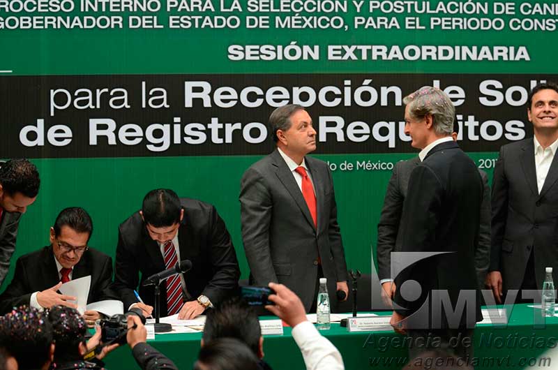 Se registra Alfredo del Mazo como aspirante a candidato del PRI