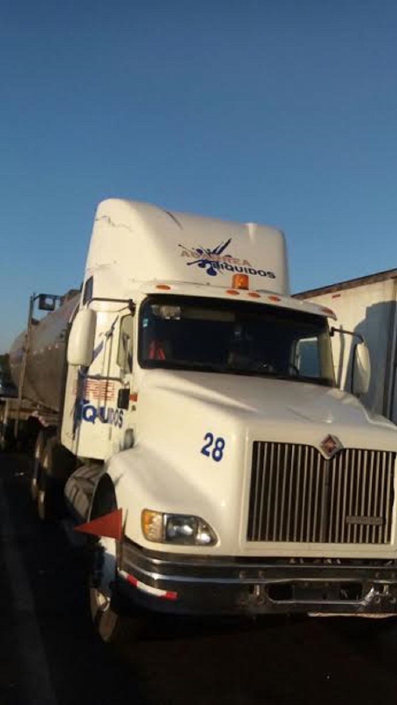 CES recupera tracto camión robado en hidalgo