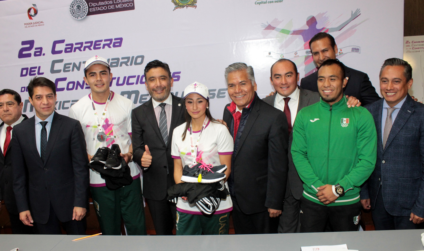 Anuncian segunda carrera del Centenario de las Constituciones Mexicana y Mexiquense