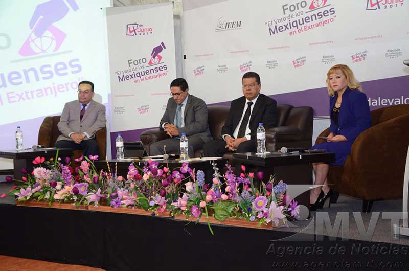 Analizan especialistas en el IEEM el voto de mexiquenses en extranjero