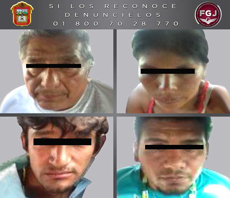 Neutralizan en Tlalnepantla cuatro presuntos asaltantes de transporte público