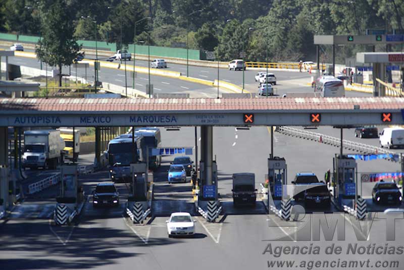 Sube la autopista México-Toluca de 74 a 76 pesos