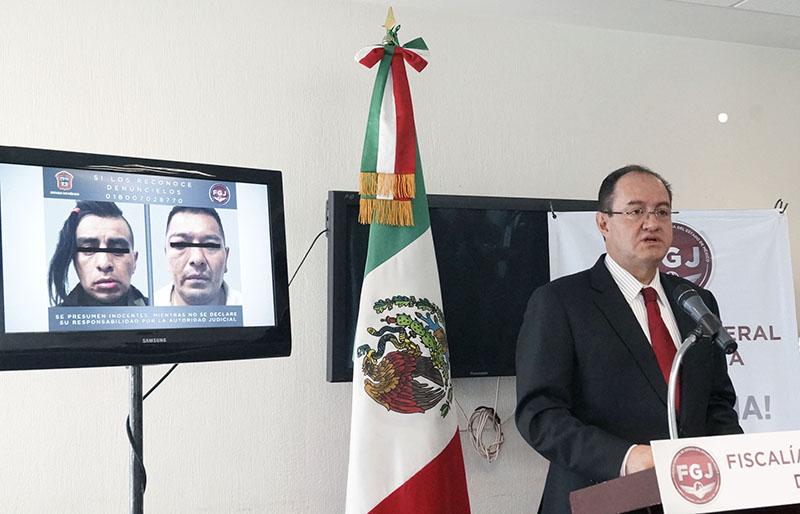 Liberan a una persona secuestrada y detienen a dos sujetos.