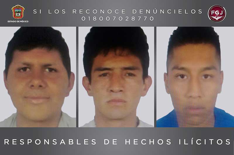 Sentencian a 48 años de prisión a tres homicidas de Tlalnepantla