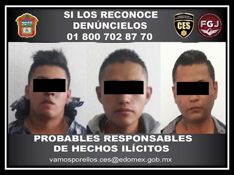 detenidos IXTAPALUCA
