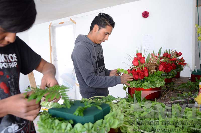 Listas las florerías para venta del 14 de febrero