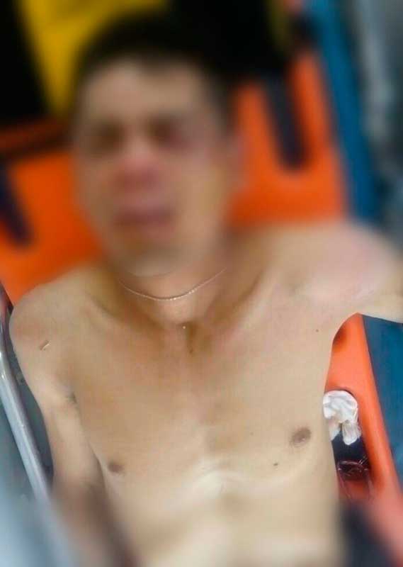 Casi linchan a golpes presunto ladrón en Almoloya de Juárez