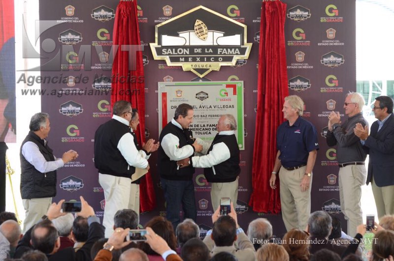 Inauguran en Toluca el salón de la fama del futbol americano de México