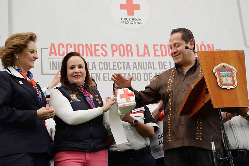 Inicia en el Estado de México la Colecta Nacional de Cruz Roja Mexicana