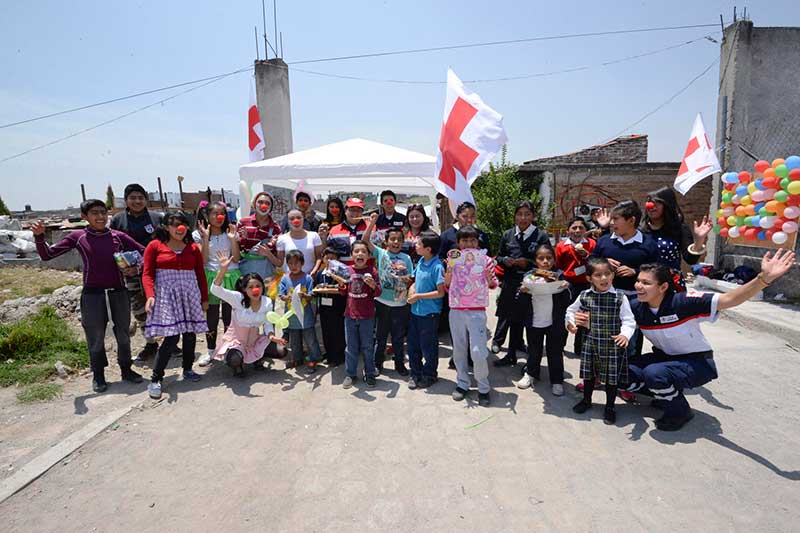 Celebró Cruz Roja Edomex el Día del Niño con quienes viven en extrema pobreza