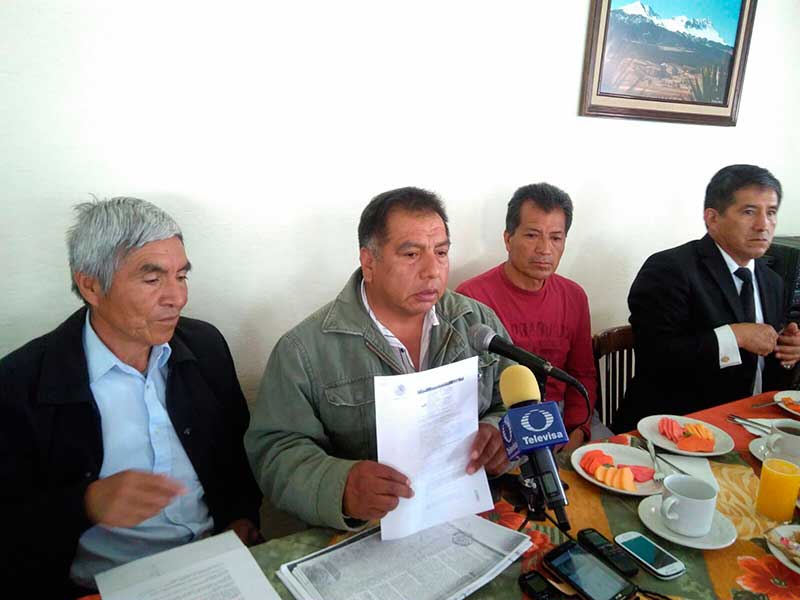 Amenazan con desalojo y cárcel a comuneros que reclaman pago de tierras afectadas por Tren Interurbano