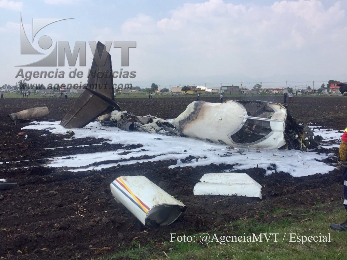 Se accidenta aeronave en Aeropuerto de Toluca