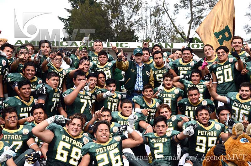 Potros Salvajes Verde de UAEM es Campeón de Juvenil ONEFA 2017