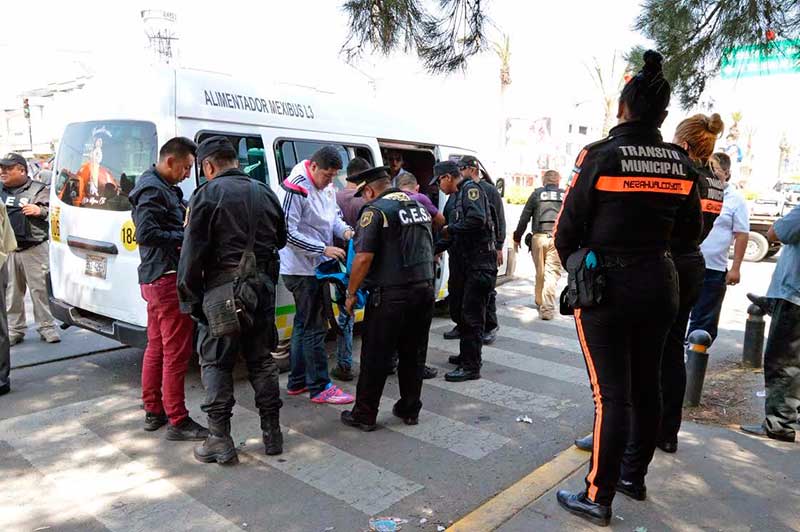 Suspenden servicio de Ruta 40 en Nezahualcóyotl, por asesinato de Valeria
