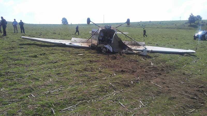Se desploma aeronave tipo Cessna en Villa de Allende