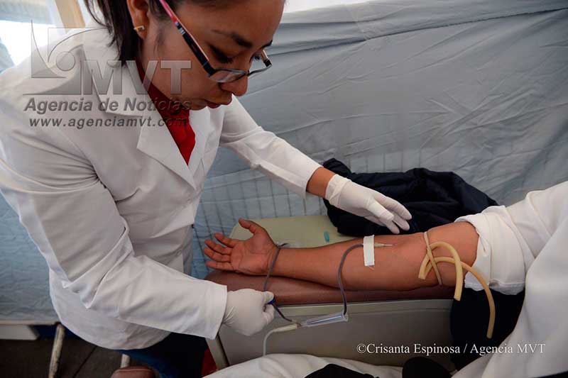 Responden ciudadanos al cuarto maratón de donación de sangre