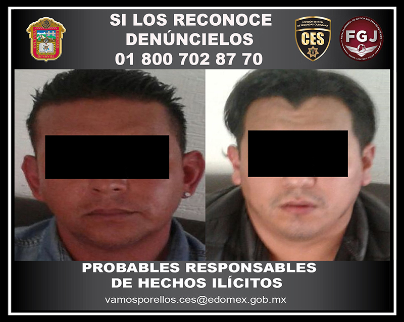 Detienen CES a dos presuntos narcomenudistas